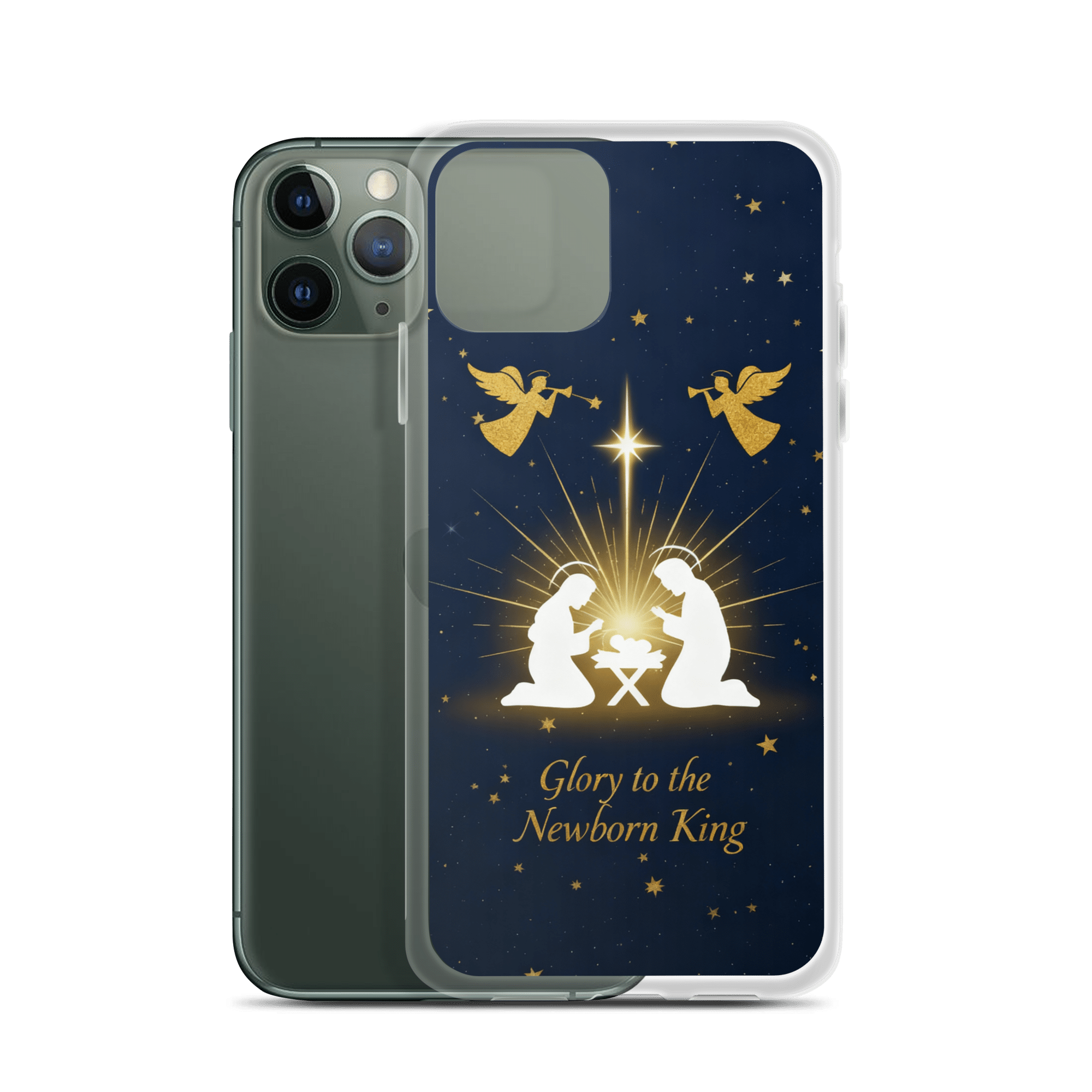 Glory to the Newborn King iPhone Case - Image 3