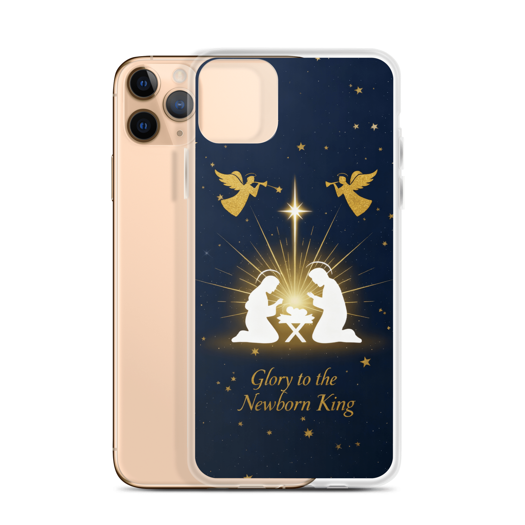 Glory to the Newborn King iPhone Case - Image 2
