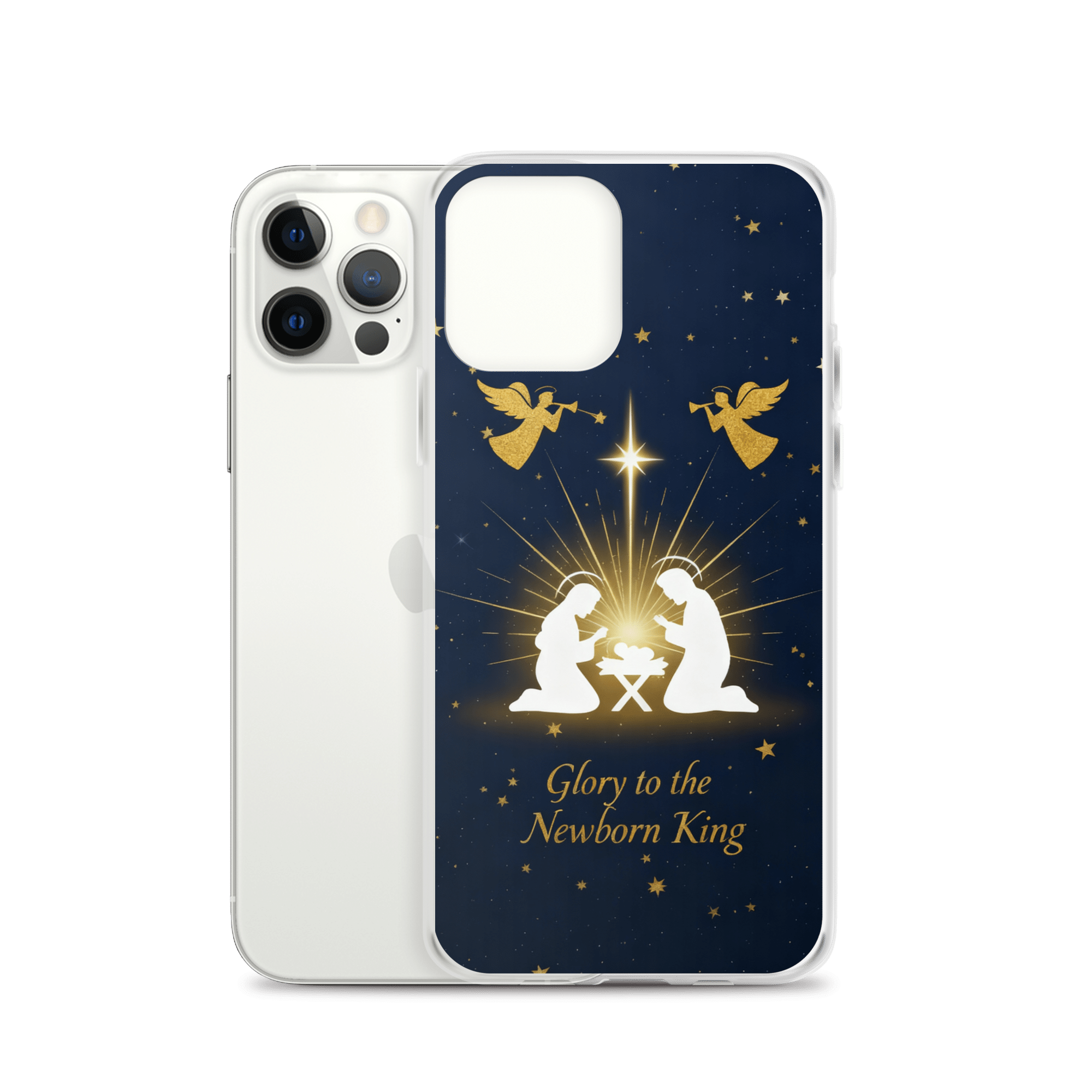 Glory to the Newborn King iPhone Case - Image 7