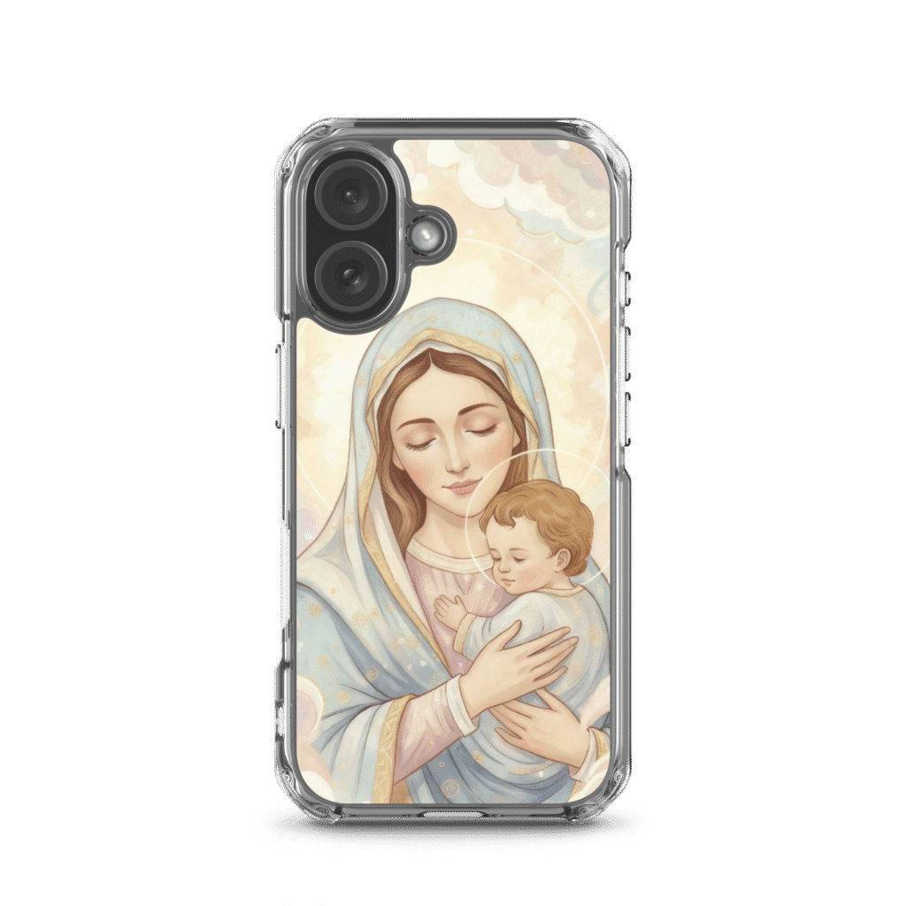 Madonna And Baby Jesus Iphone Case - Image 6