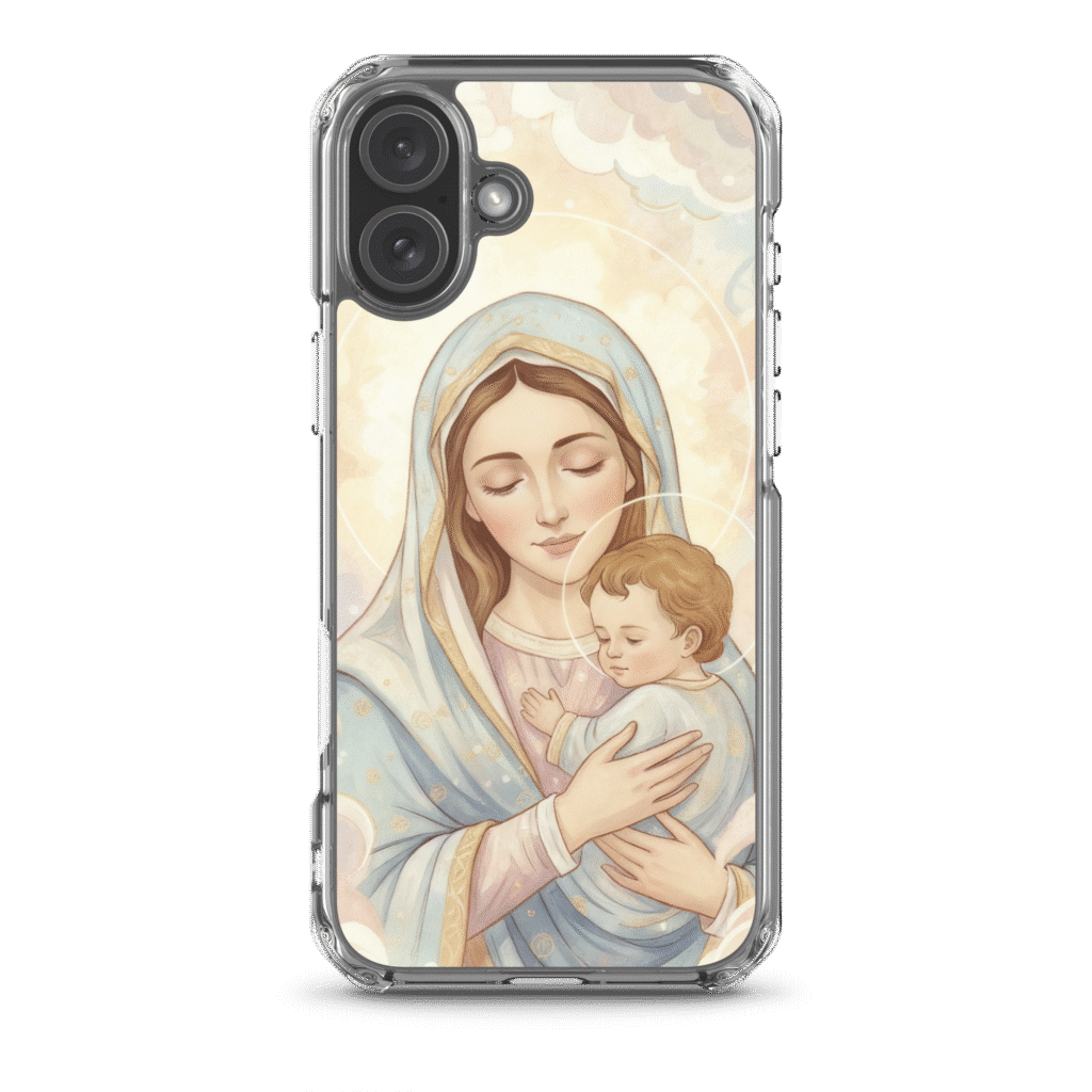 Madonna And Baby Jesus Iphone Case - Image 8