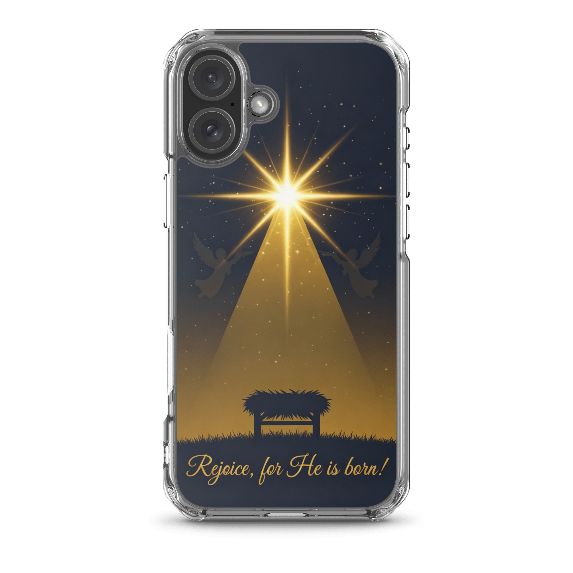 Rejoice, for He is born! iPhone Case - Image 8