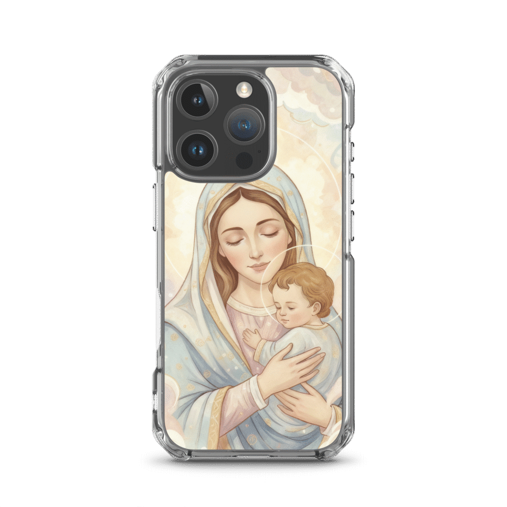 Madonna And Baby Jesus Iphone Case - Image 7