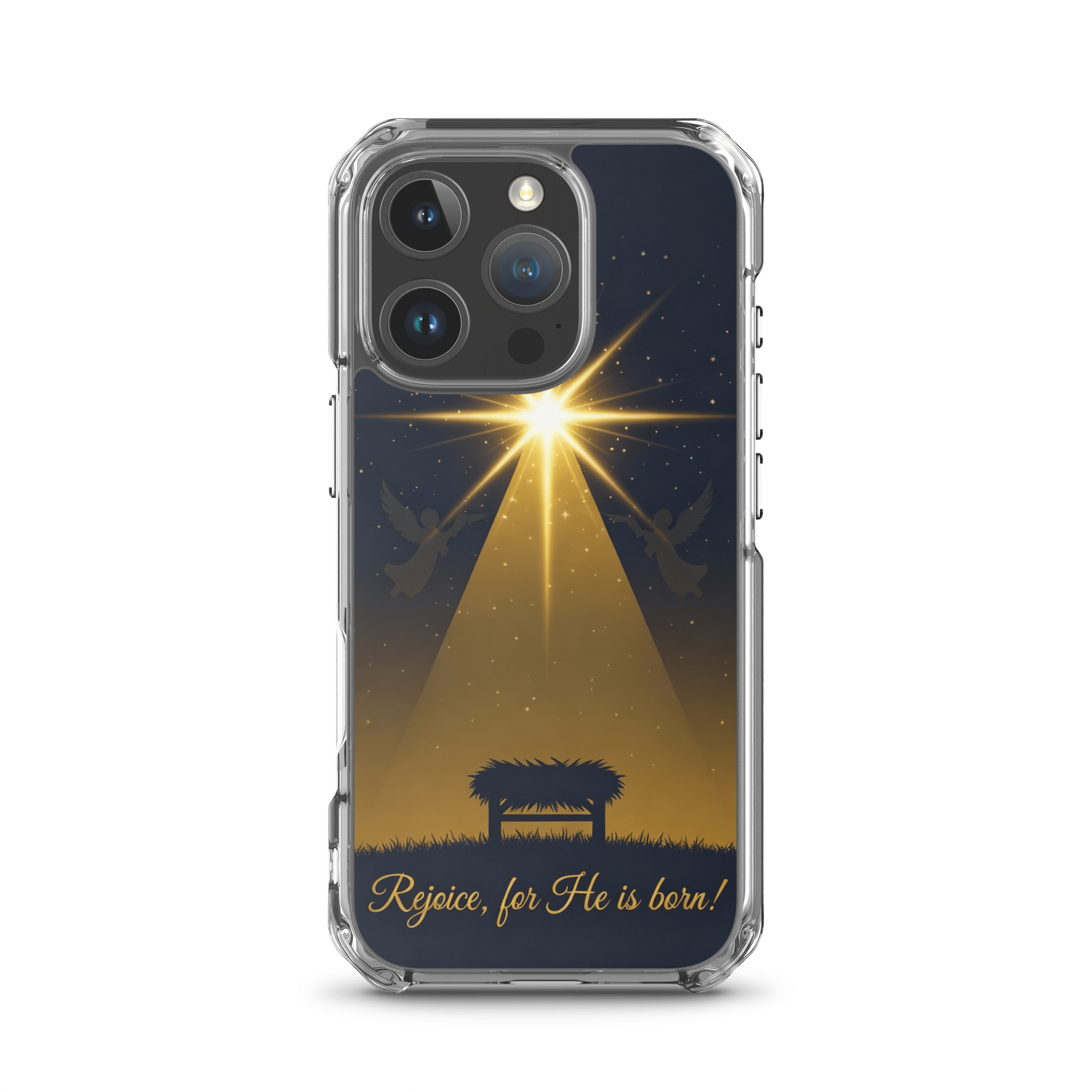 Rejoice, for He is born! iPhone Case - Image 7
