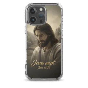 Jesus Wept Iphone Case