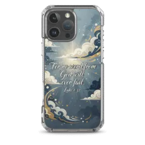All Things Are Possible With God Iphone Case