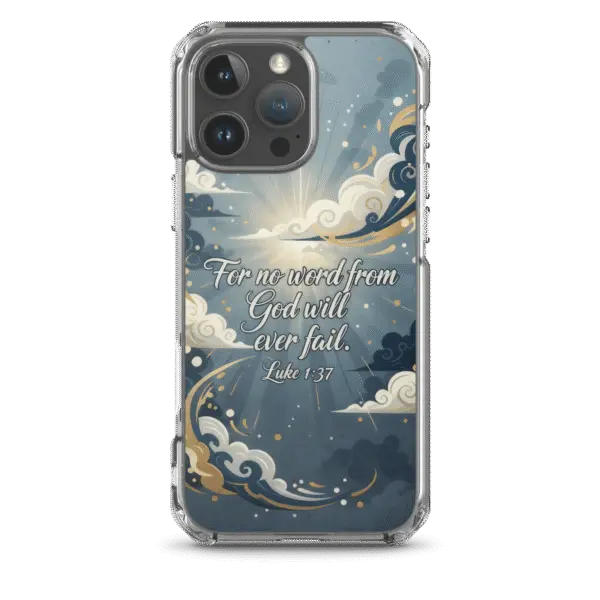 All Things Are Possible With God Iphone Case