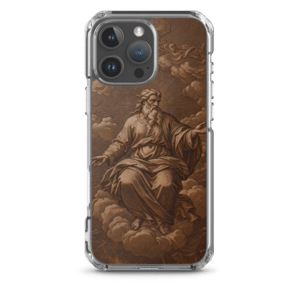 God in Heaven on the Clouds iPhone Case