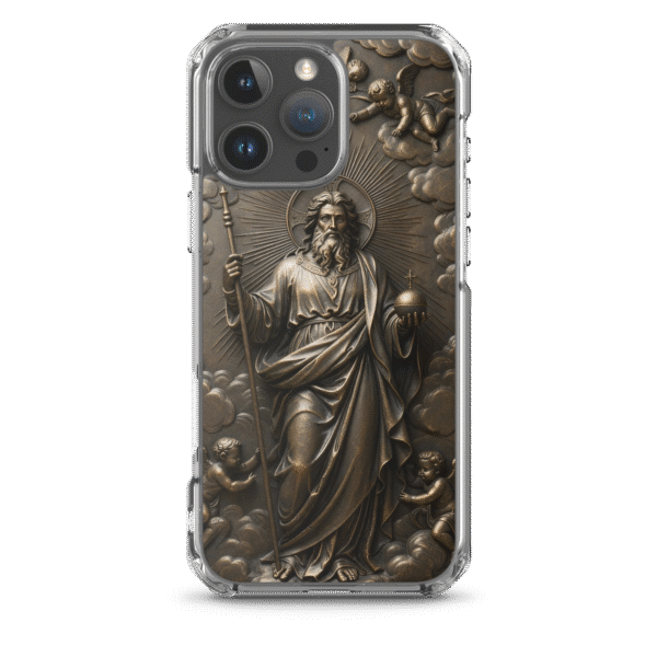 God with Angels in Heaven iPhone Case