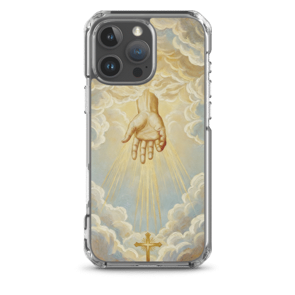 God’s Hand from Heaven Cross iPhone Case
