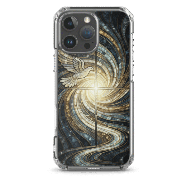 Holy Spirit Cross with Dove iPhone Case