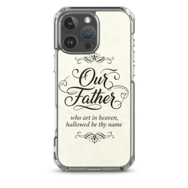 Our Father Who Art In Heaven Iphone Case
