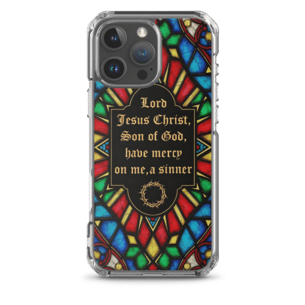 Lord Jesus Christ Have Mercy on Me Prayer iPhone Case