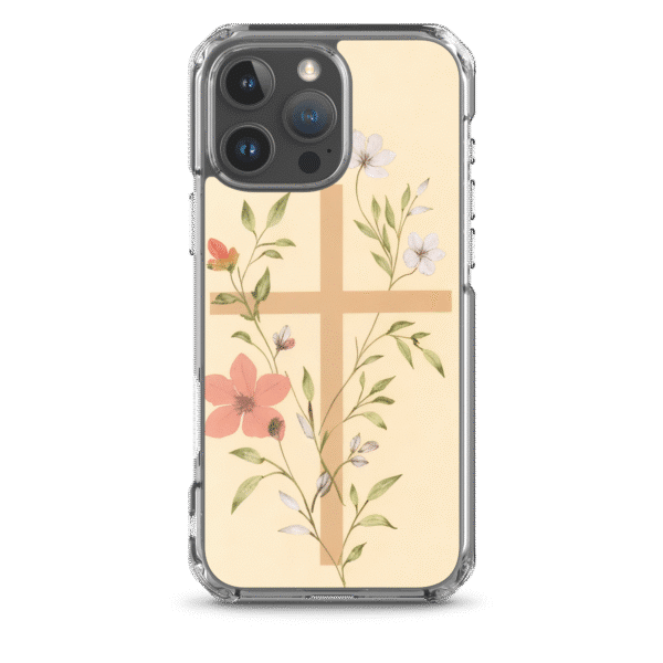 Floral Cross iPhone Case