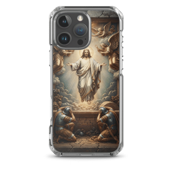 Resurrection of Jesus Christ with Angels iPhone Case
