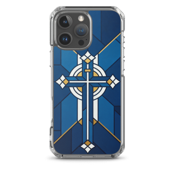 Stained Glass Cross iPhone Case