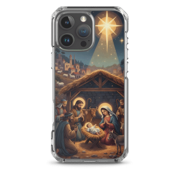 Nativity of Jesus Christmas Bethlehem Star iPhone Case