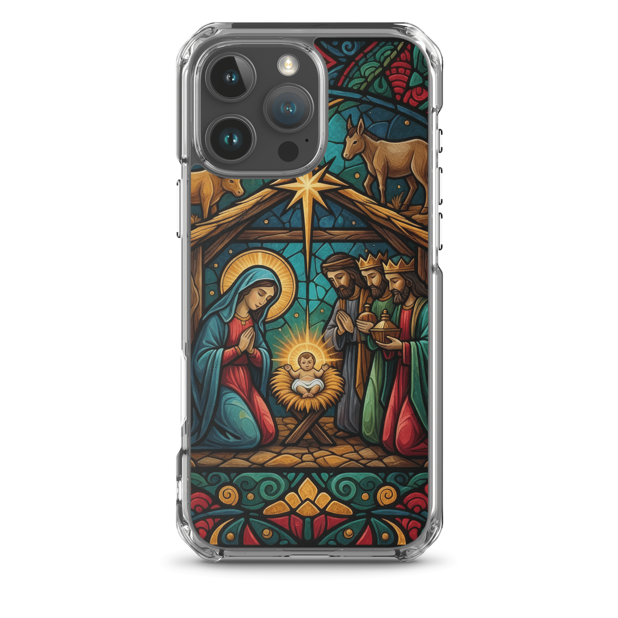 Nativity of Jesus with Wise Men iPhone Case
