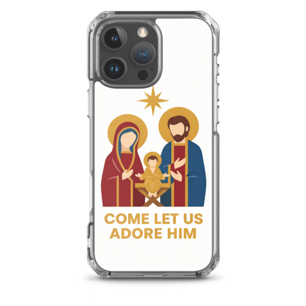 Come Let Us Adore Him iPhone Case