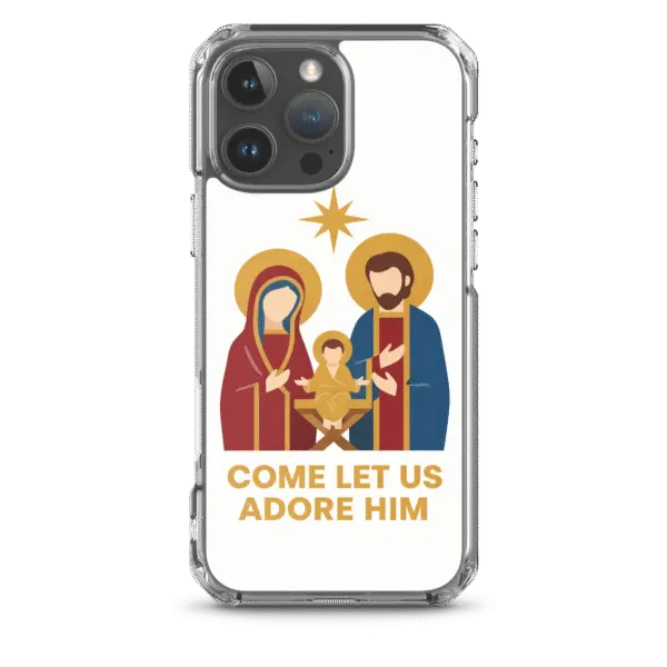 Come Let Us Adore Him iPhone Case