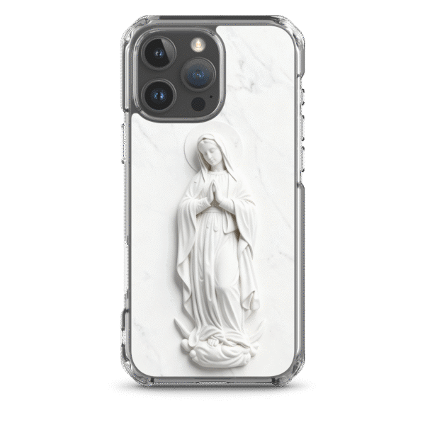 Virgin Mary Marble iPhone Case