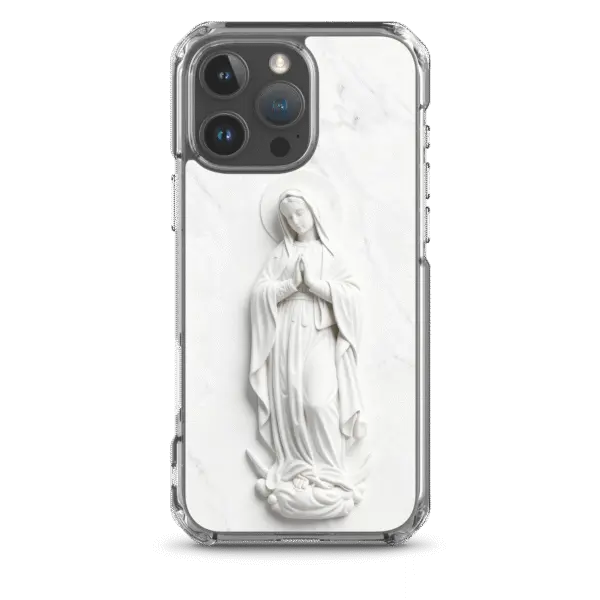 Virgin Mary Marble iPhone Case