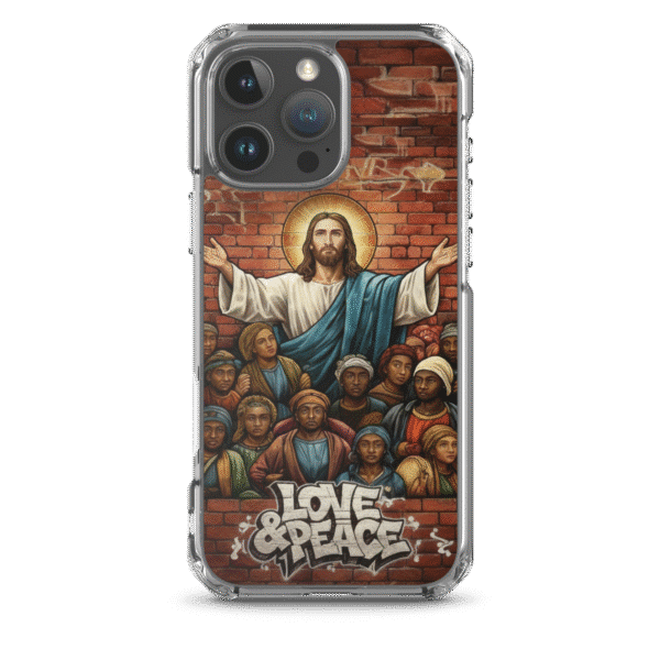 Love and Peace Jesus iPhone Case