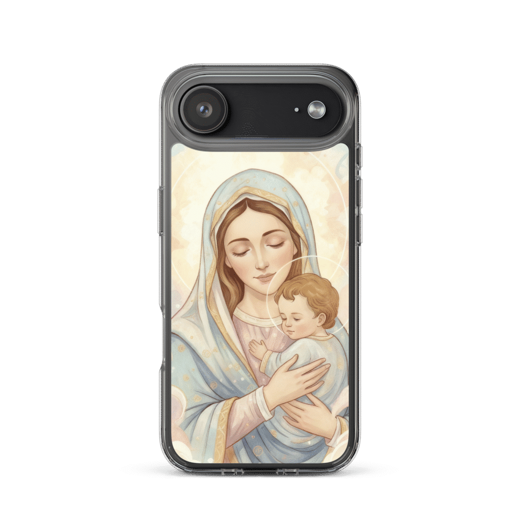 Madonna And Baby Jesus Iphone Case - Image 5