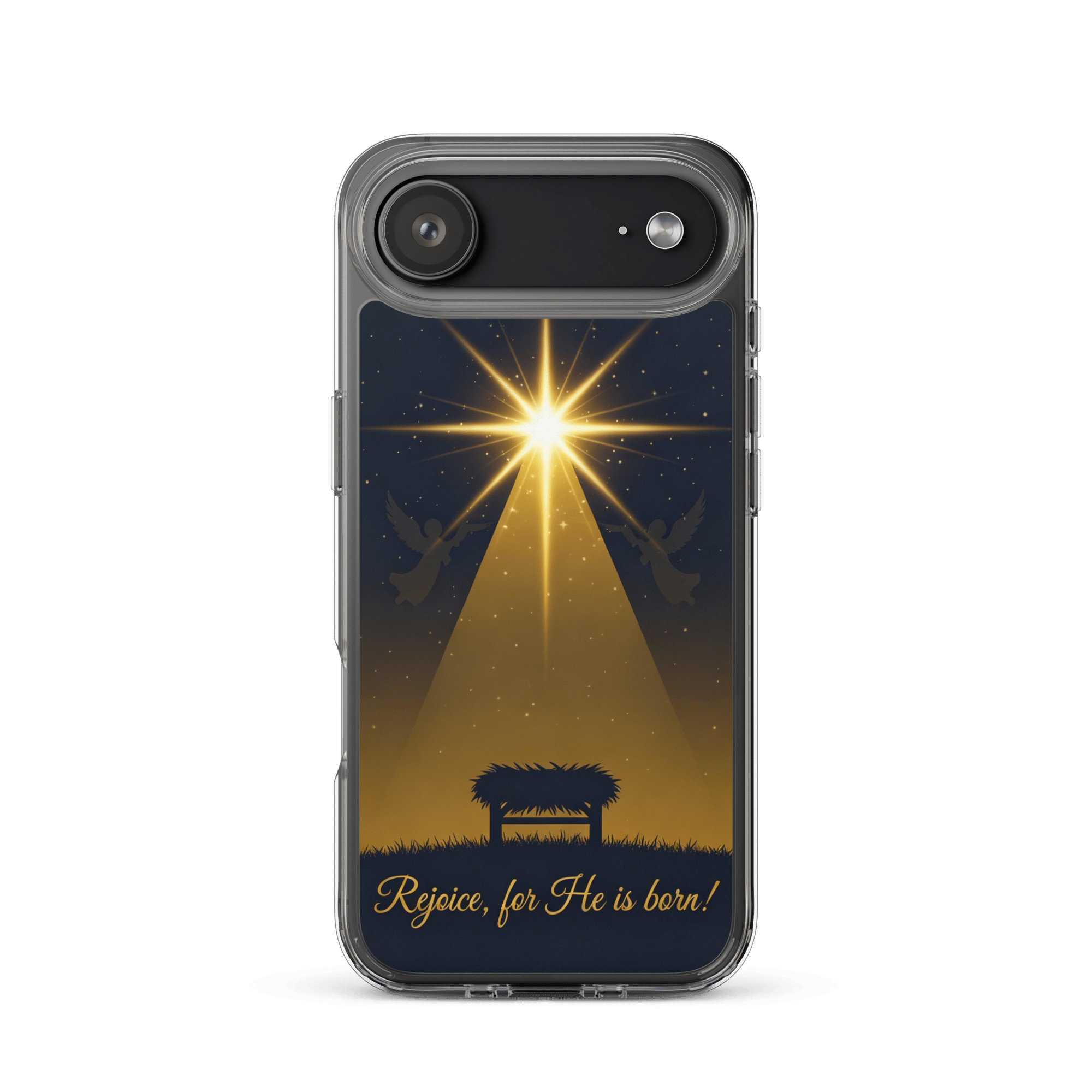 Rejoice, for He is born! iPhone Case - Image 5