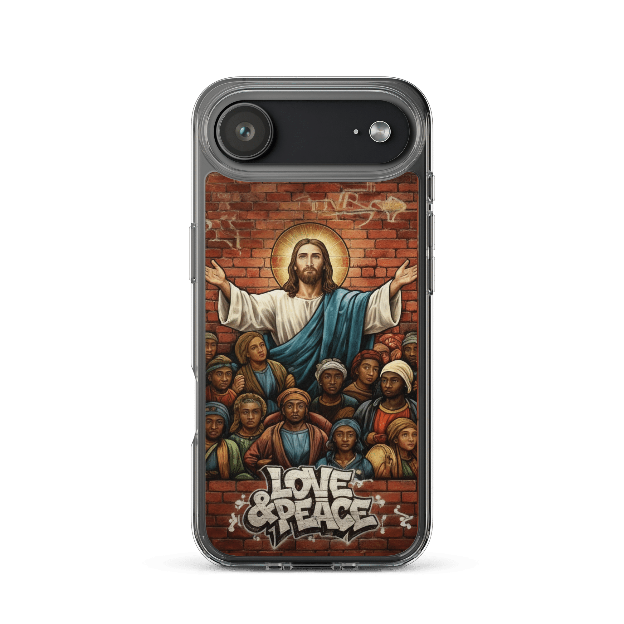 Love and Peace Jesus iPhone Case - Image 34