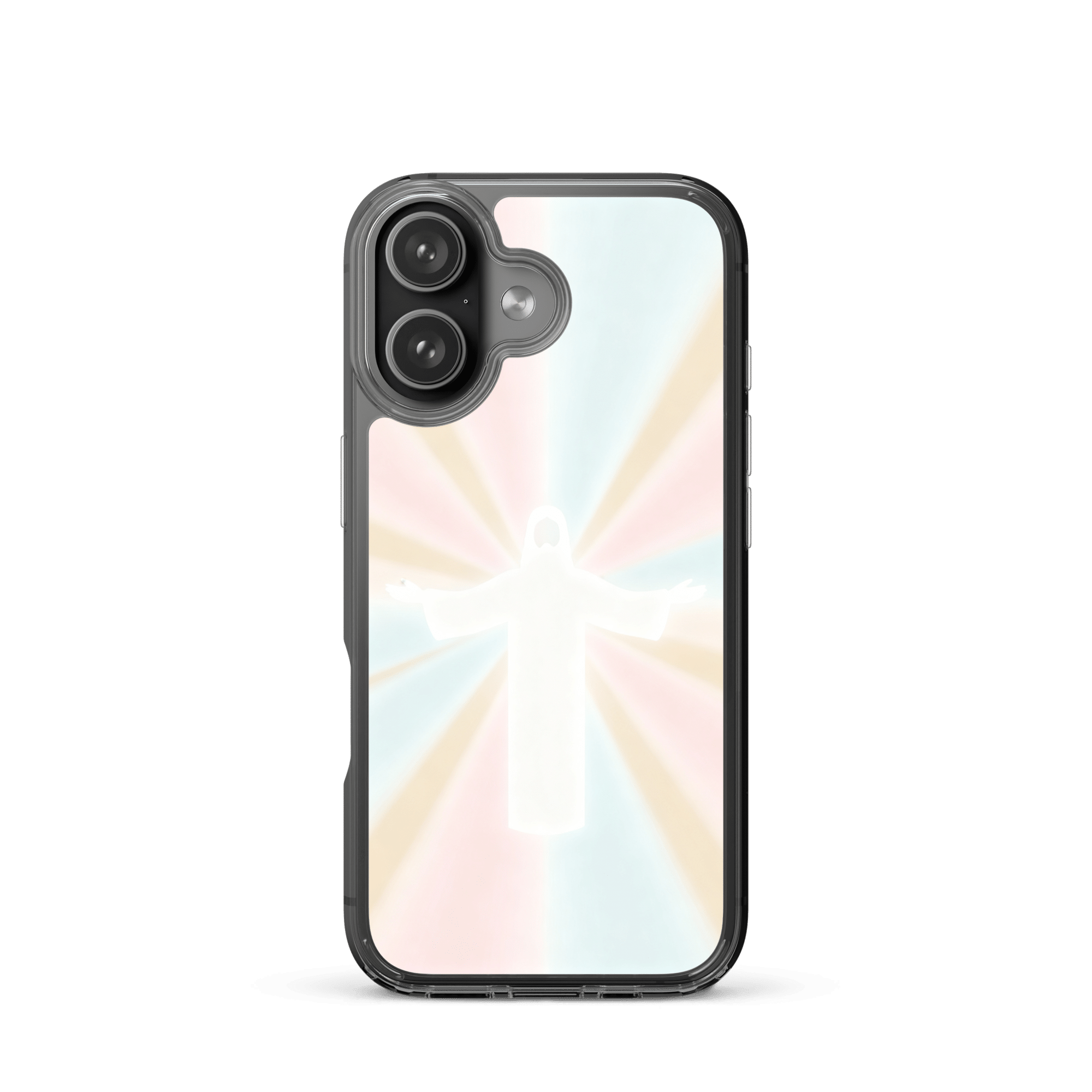 Jesus Christ with Rays of Light iPhone Case - Image 2