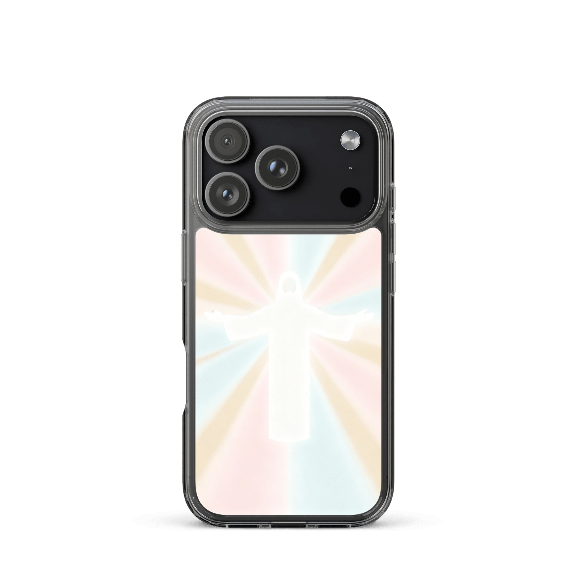 Jesus Christ with Rays of Light iPhone Case - Image 3