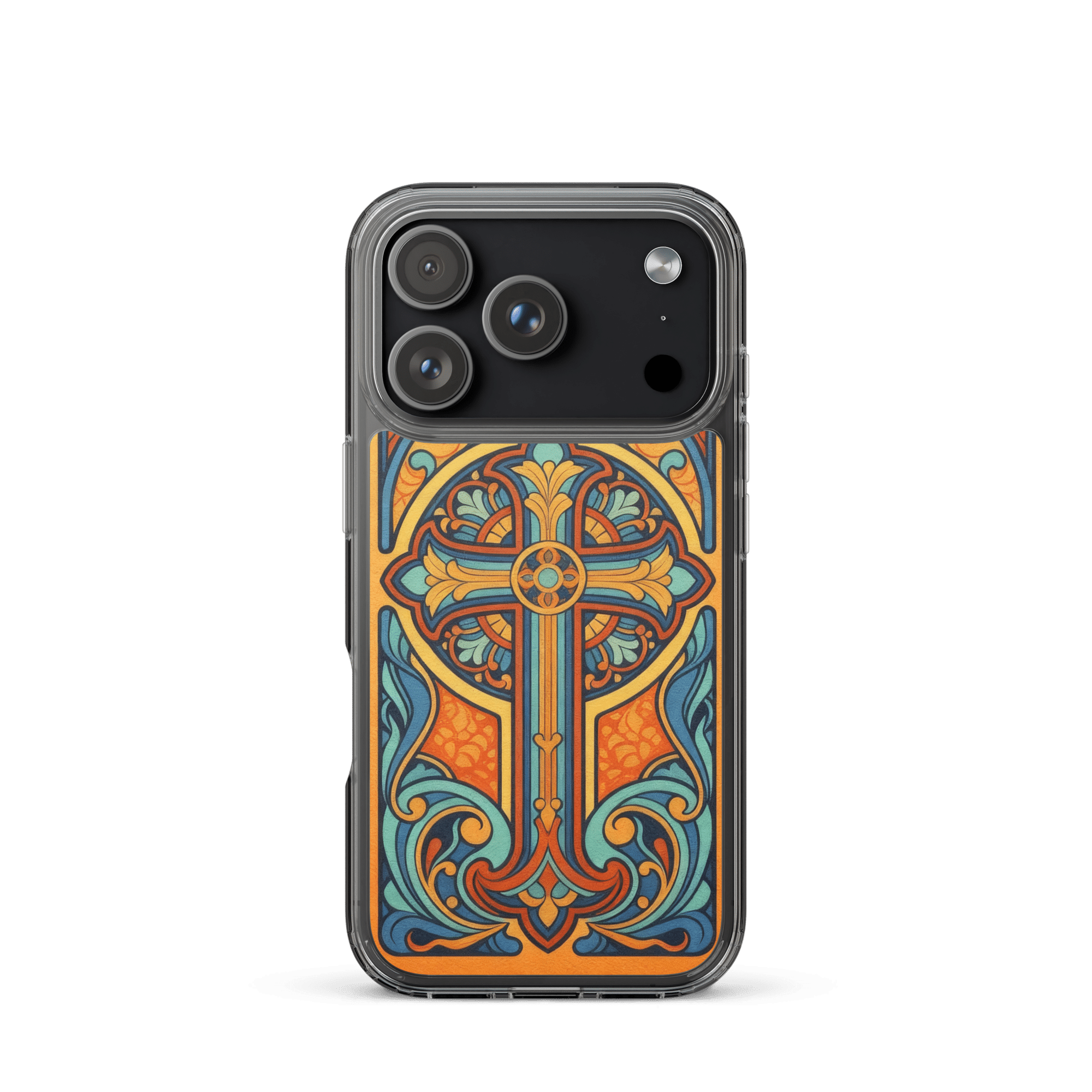 Art Nouveau Cross iPhone Case - Image 2