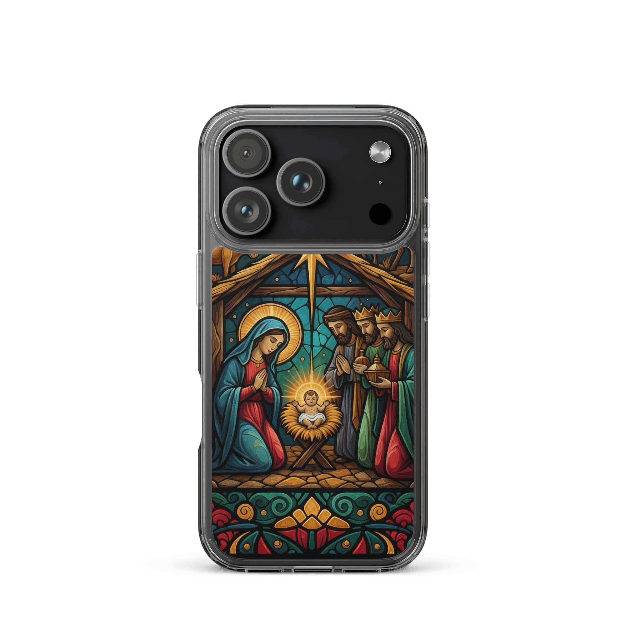 Nativity of Jesus with Wise Men iPhone Case - Image 3