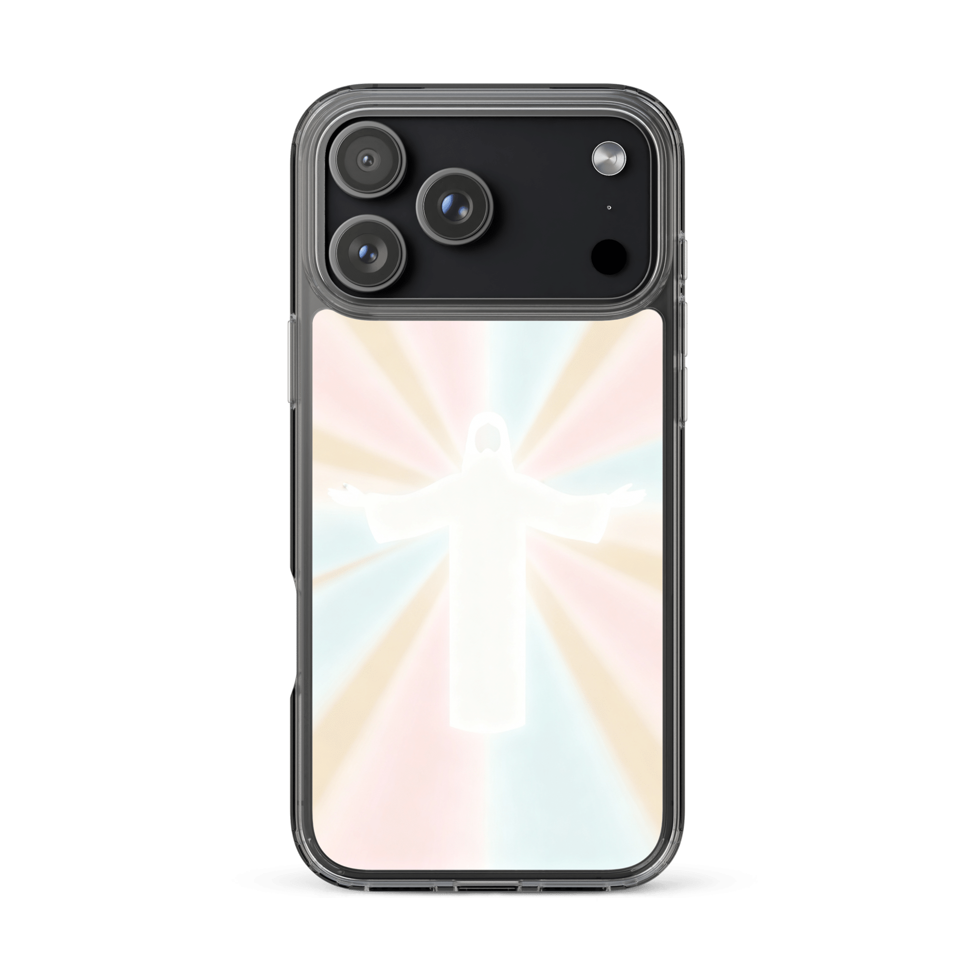 Jesus Christ with Rays of Light iPhone Case - Image 4