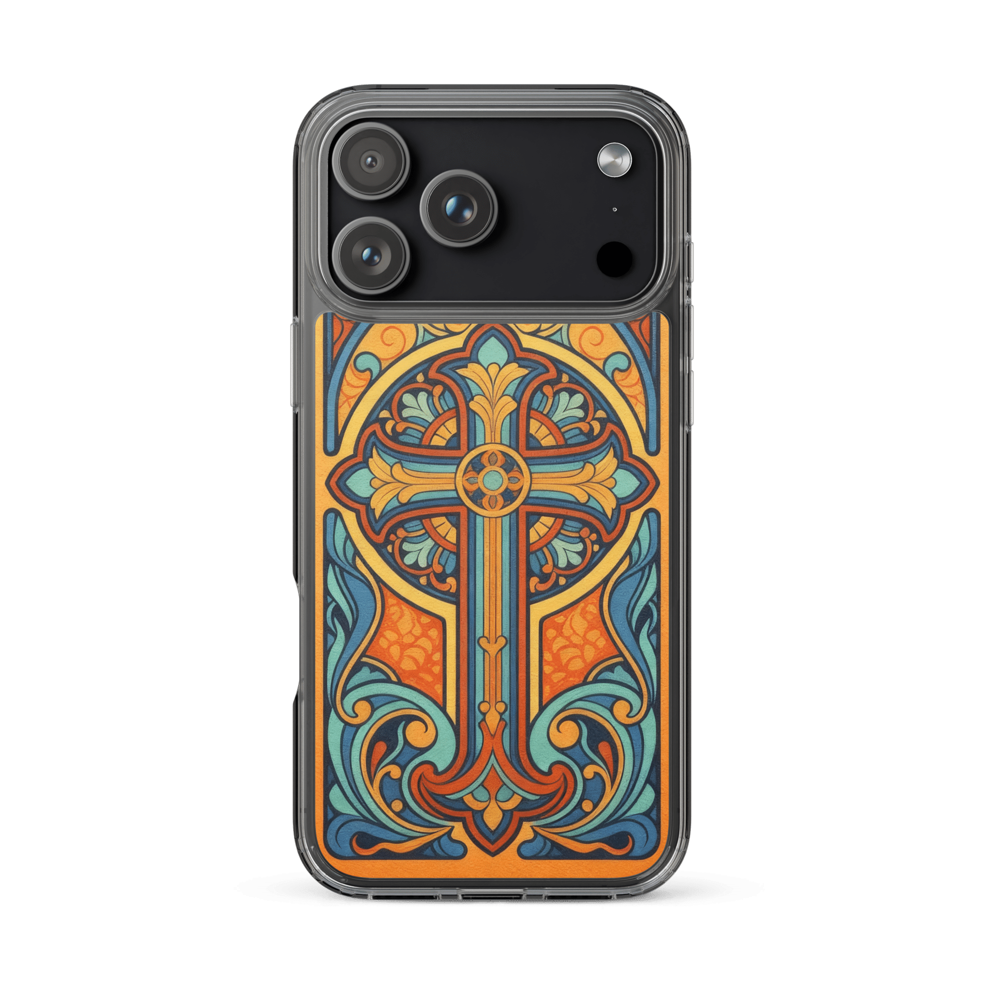 Art Nouveau Cross iPhone Case - Image 3