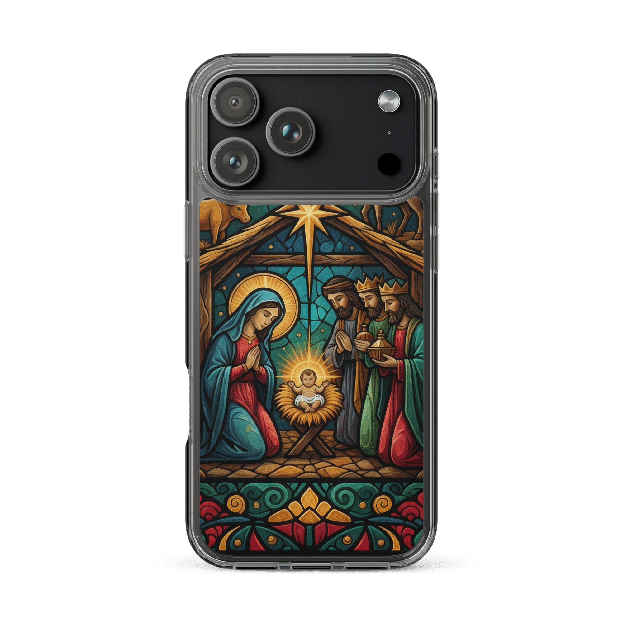 Nativity of Jesus with Wise Men iPhone Case - Image 4
