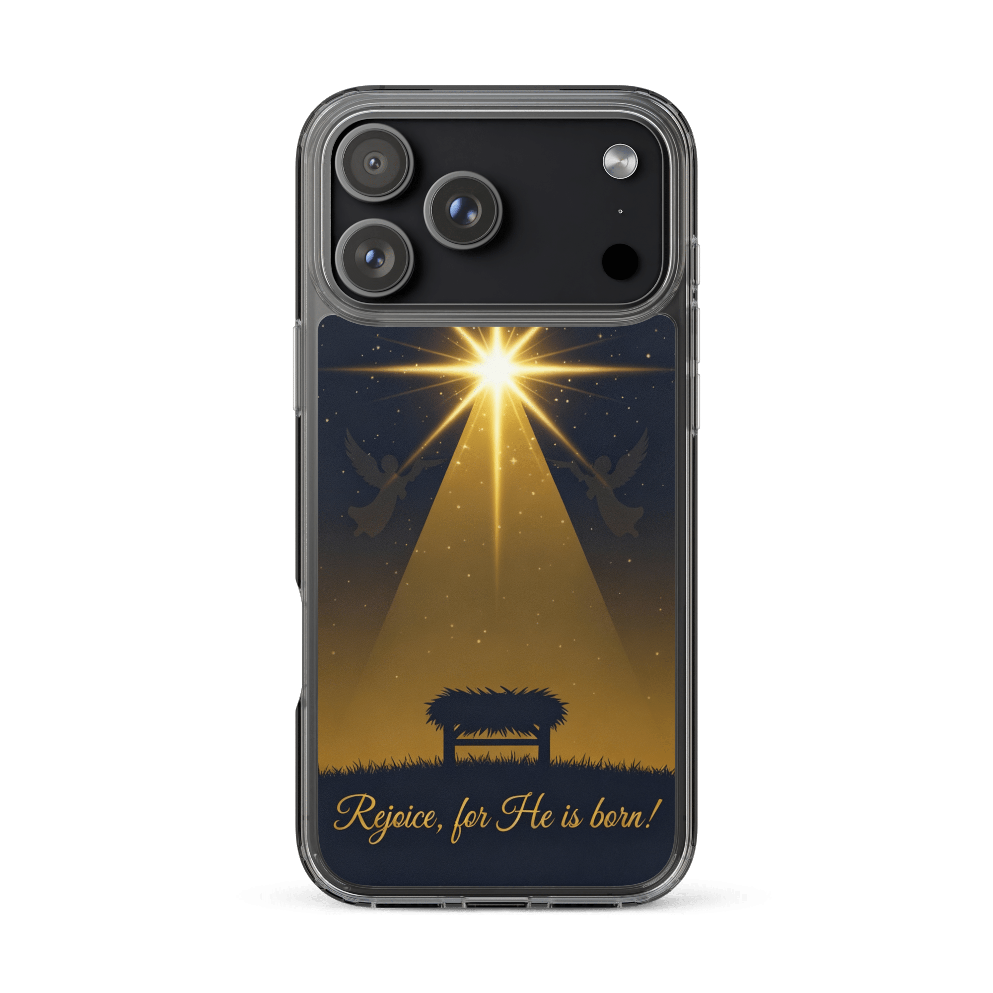 Rejoice, for He is born! iPhone Case - Image 4