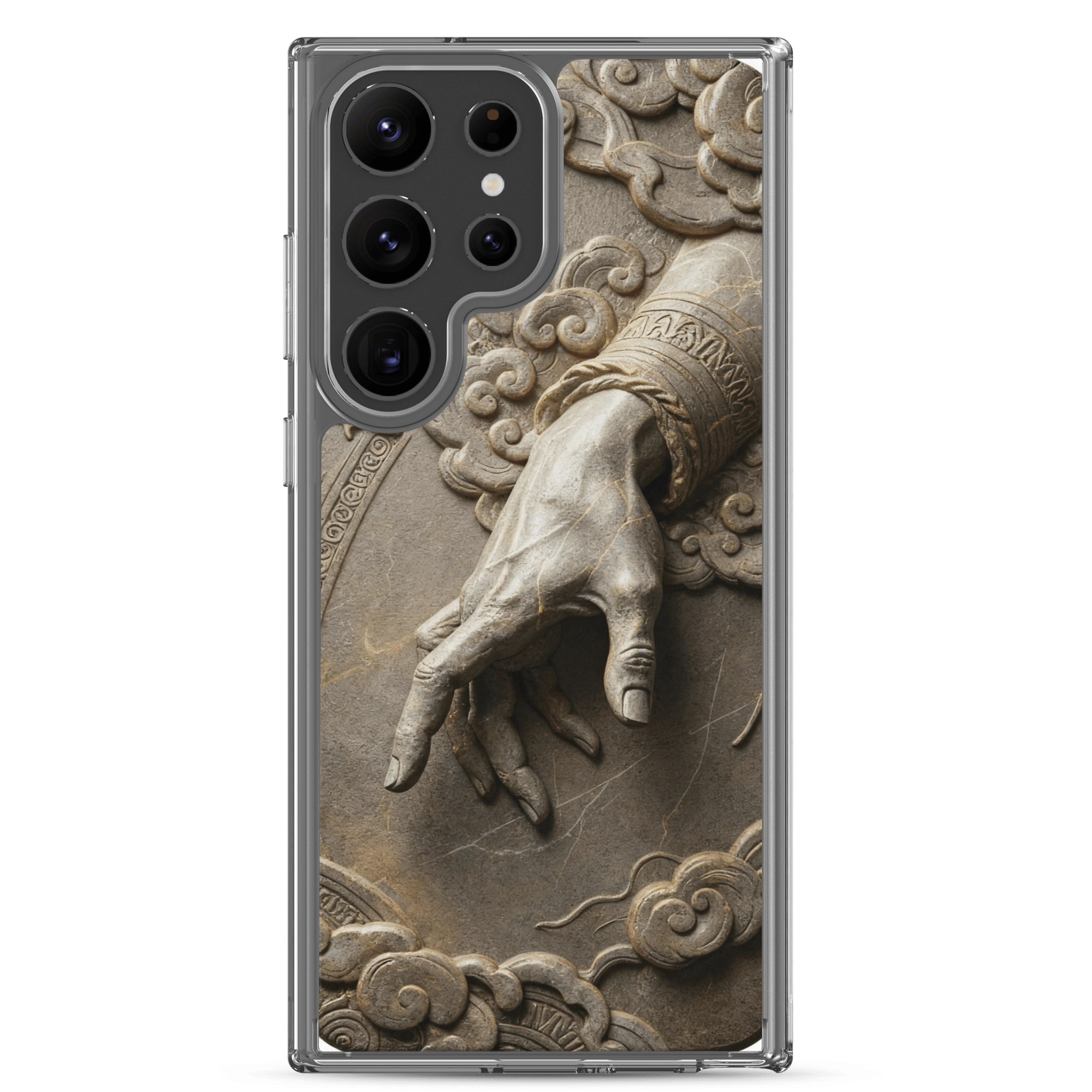 Divine Hand in Stone Clouds Samsung Case - Image 5
