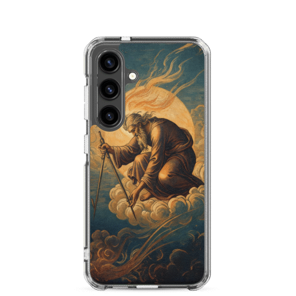 God Creating the World with Compass Samsung Case
