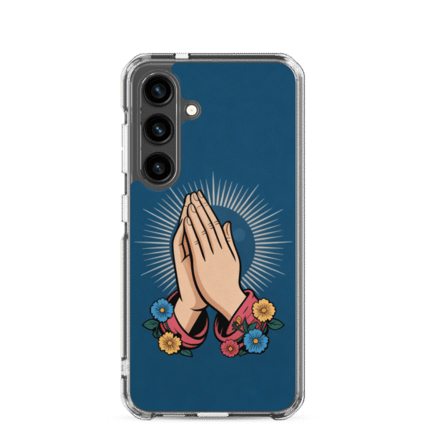 Praying Hands with Flowers Samsung Case