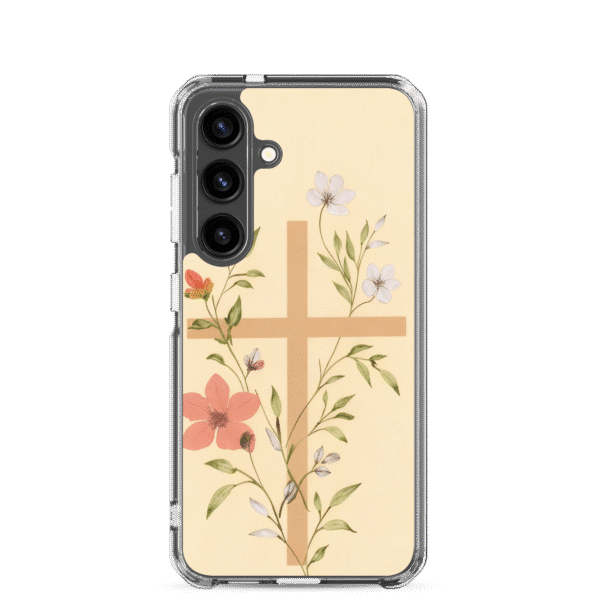 Floral Cross Samsung Case
