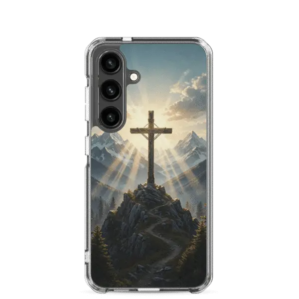 Crucifix on a Mountain Samsung Case