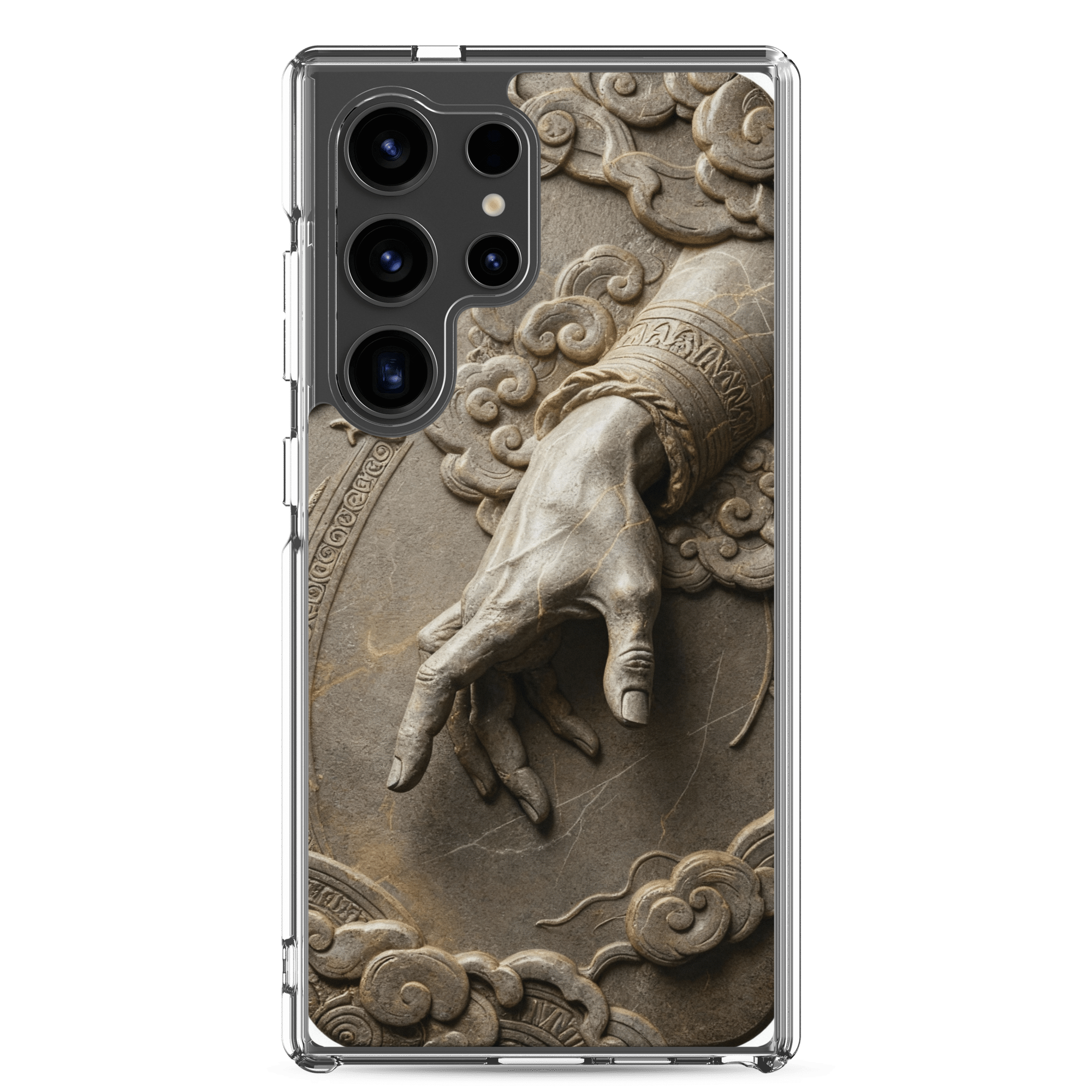 Divine Hand in Stone Clouds Samsung Case - Image 2