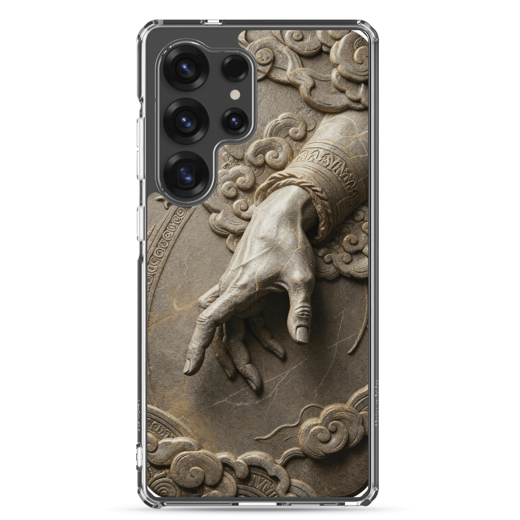 Divine Hand in Stone Clouds Samsung Case - Image 8