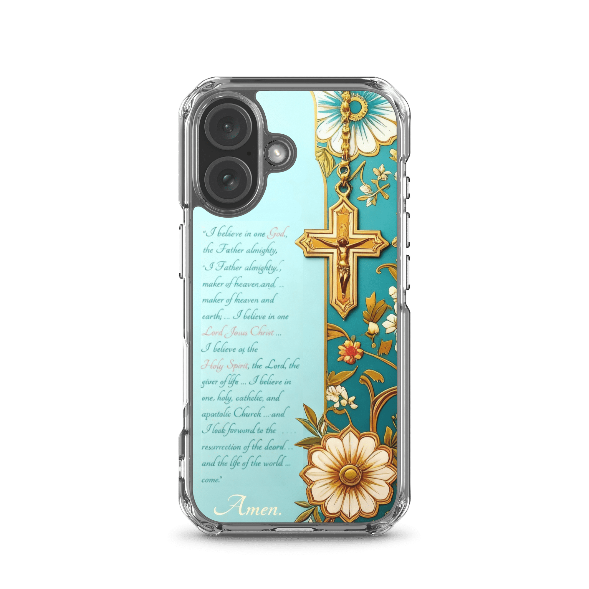 I believe in one God iPhone Case - Image 6