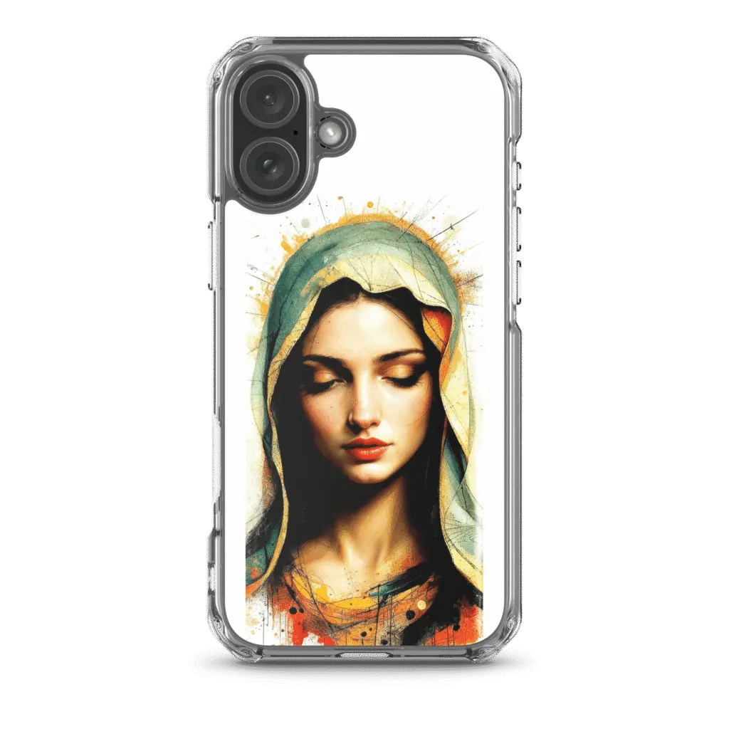 Mary of Nazareth Portrait iPhone Case - Image 8
