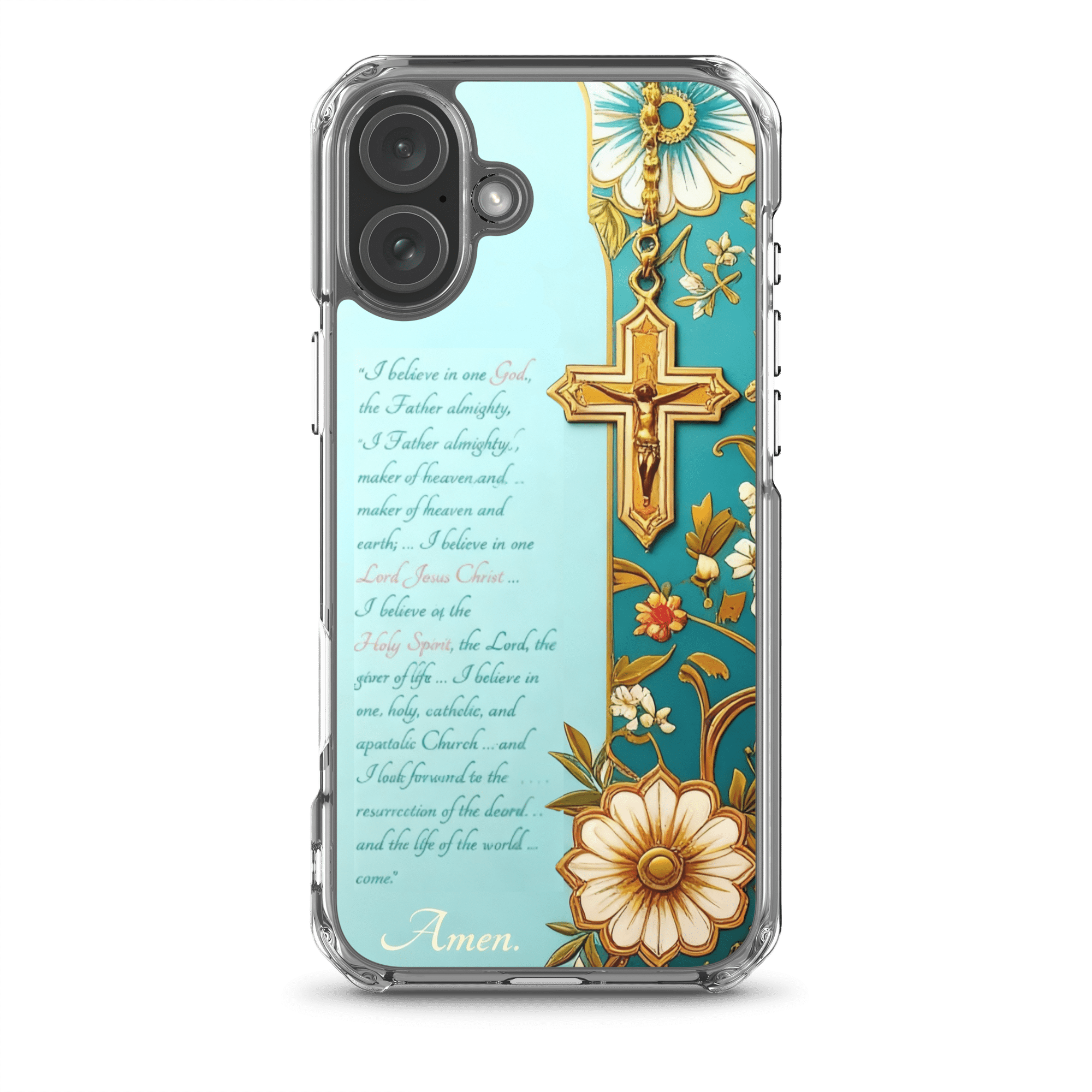 I believe in one God iPhone Case - Image 8