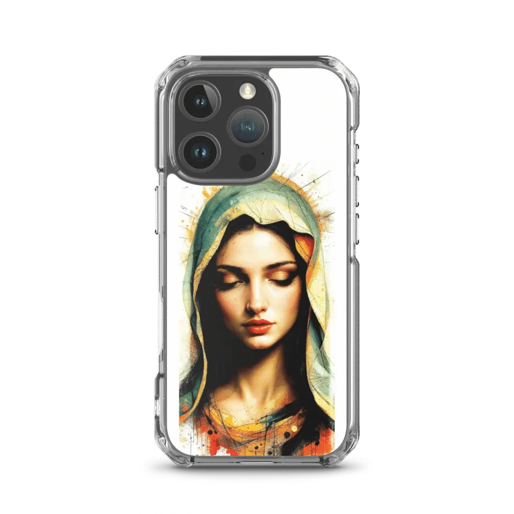Mary of Nazareth Portrait iPhone Case - Image 7