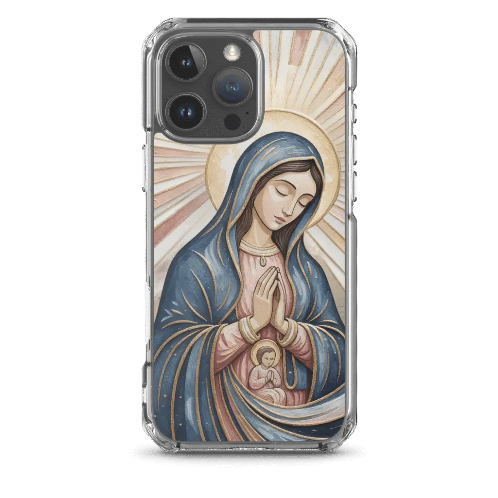 Marian Mother and Child iPhone Cover